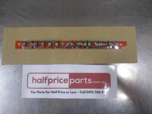 Mitsubishi Outlander/Outlander Sport Genuine Rear Hatch Chrome Emblem New Part