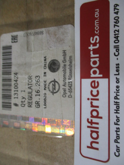 Holden Astra-H Hatch Back Genuine Right Hand Rear Door Window Regulator With Motor New Part