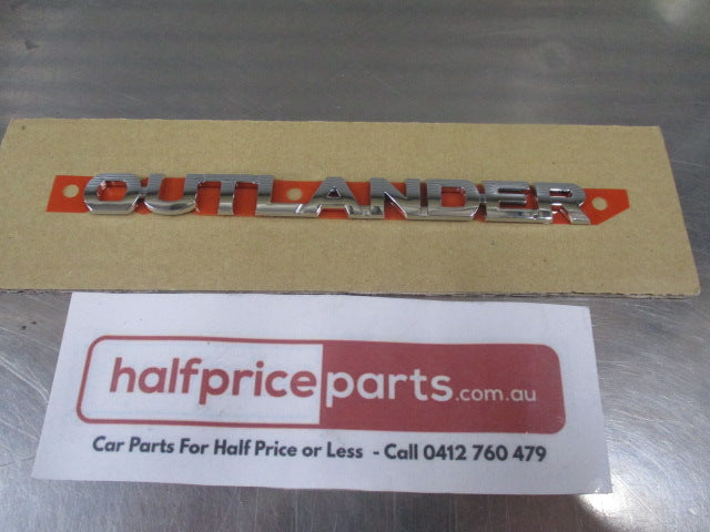 Mitsubishi Outlander/Outlander Sport Genuine Rear Hatch Chrome Emblem New Part