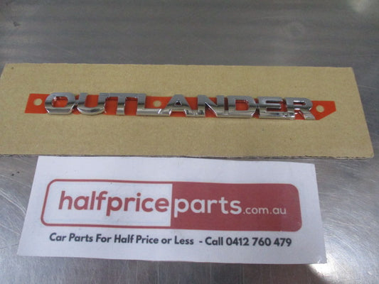 Mitsubishi Outlander/Outlander Sport Genuine Rear Hatch Chrome Emblem New Part