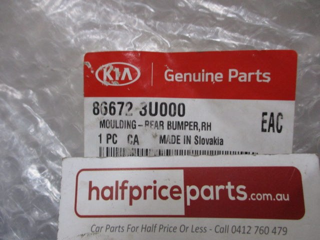 Kia Sportage Genuine Right Hand Rear Lower Bumper Moulding New Part