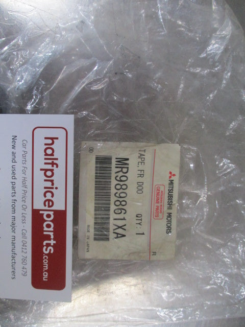 Mitsubishi Grandis Genuine Left Hand Front Door Upper Sash Black Tape New Part