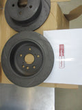 RDA Rear Disc Rotors (Pair) Slotted-Dimpled Suits Toyota Rav4 New Part