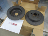 RDA Rear Disc Rotors (Pair) Slotted-Dimpled Suits Toyota Rav4 New Part