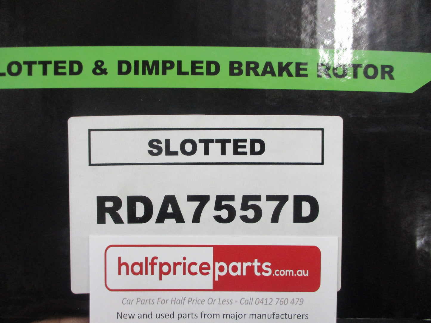 RDA Rear Disc Rotors (Pair) Slotted-Dimpled Suits Subaru WRX-STI New Part