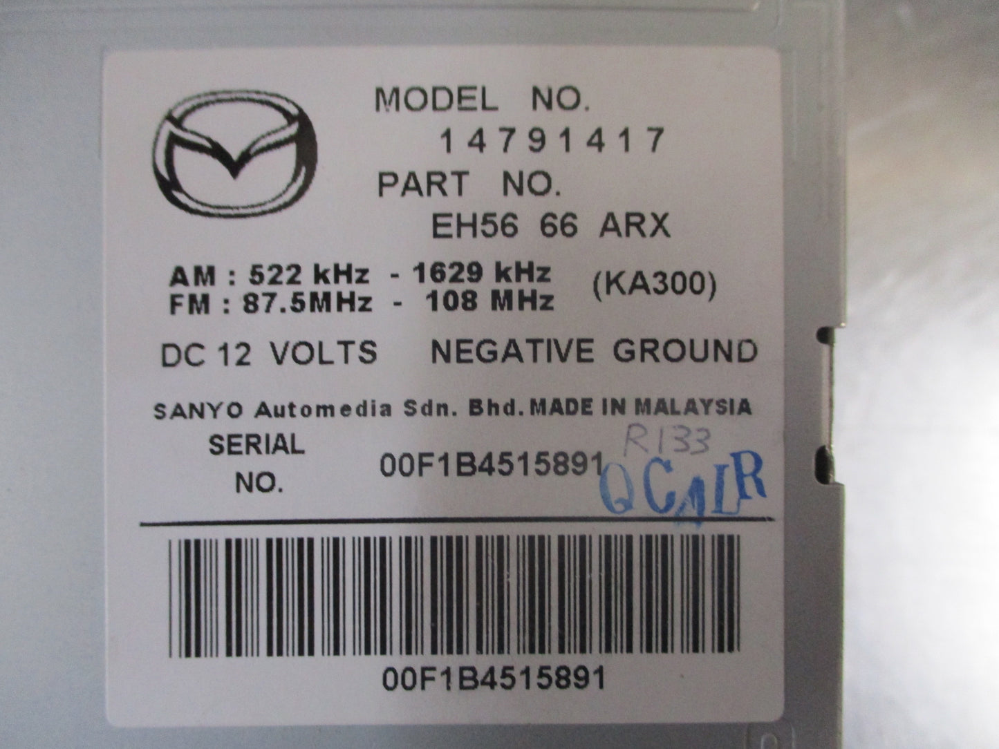 Mazda CX-7 Genuine CD Radio Audio Set New Part