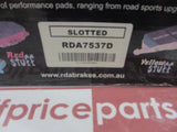 RDA Rear Disc Brake Rotors (Pair) Slotted-Dimpled Suits Holden Barina/Tigra New Part