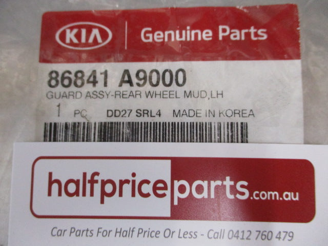 Kia Carnival Genuine Left Hand Rear Mud Flap (ONLY) New Part