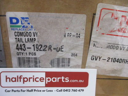 Depo Right Hand Taillight Suits Holden VY Commodore Sedan New Part