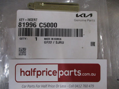 Kia Sorento Genuine Key Insert Blank (Uncut) New Part