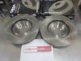 RDA Front Disc Rotors (Pair)Slotted-Dimpled Suits Porsche Cayenne/VW Touareg New Part