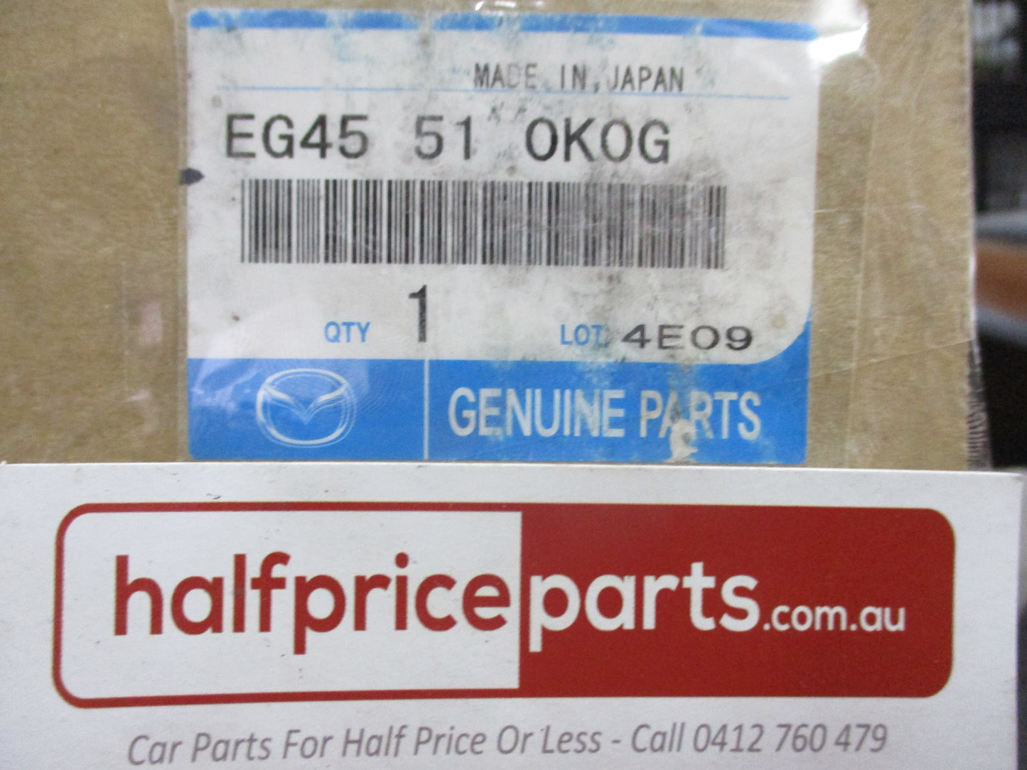 Mazda CX-7 Genuine Drivers Side Headlight Lens Black New Part