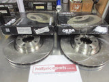 RDA Front Disc Rotors (Pair)Slotted-Dimpled Suits Porsche Cayenne/VW Touareg New Part