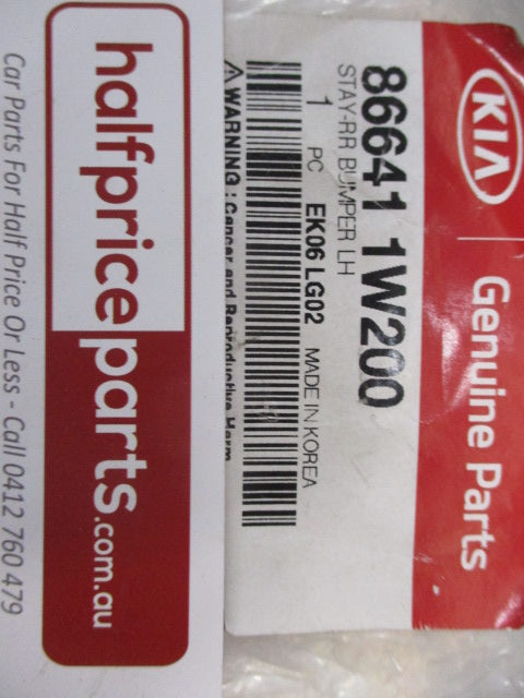 Kia Rio Genuine Left Hand Rear Bumper Stay New Part.