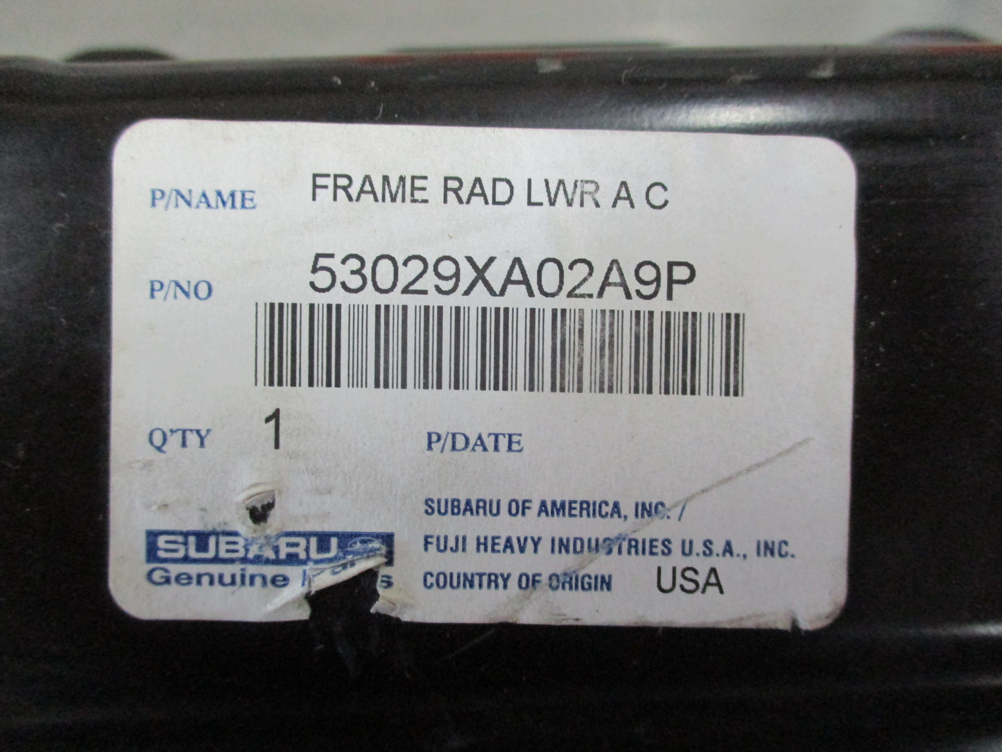 Subaru Tribeca Genuine Lower Radiator Panel Support New Part