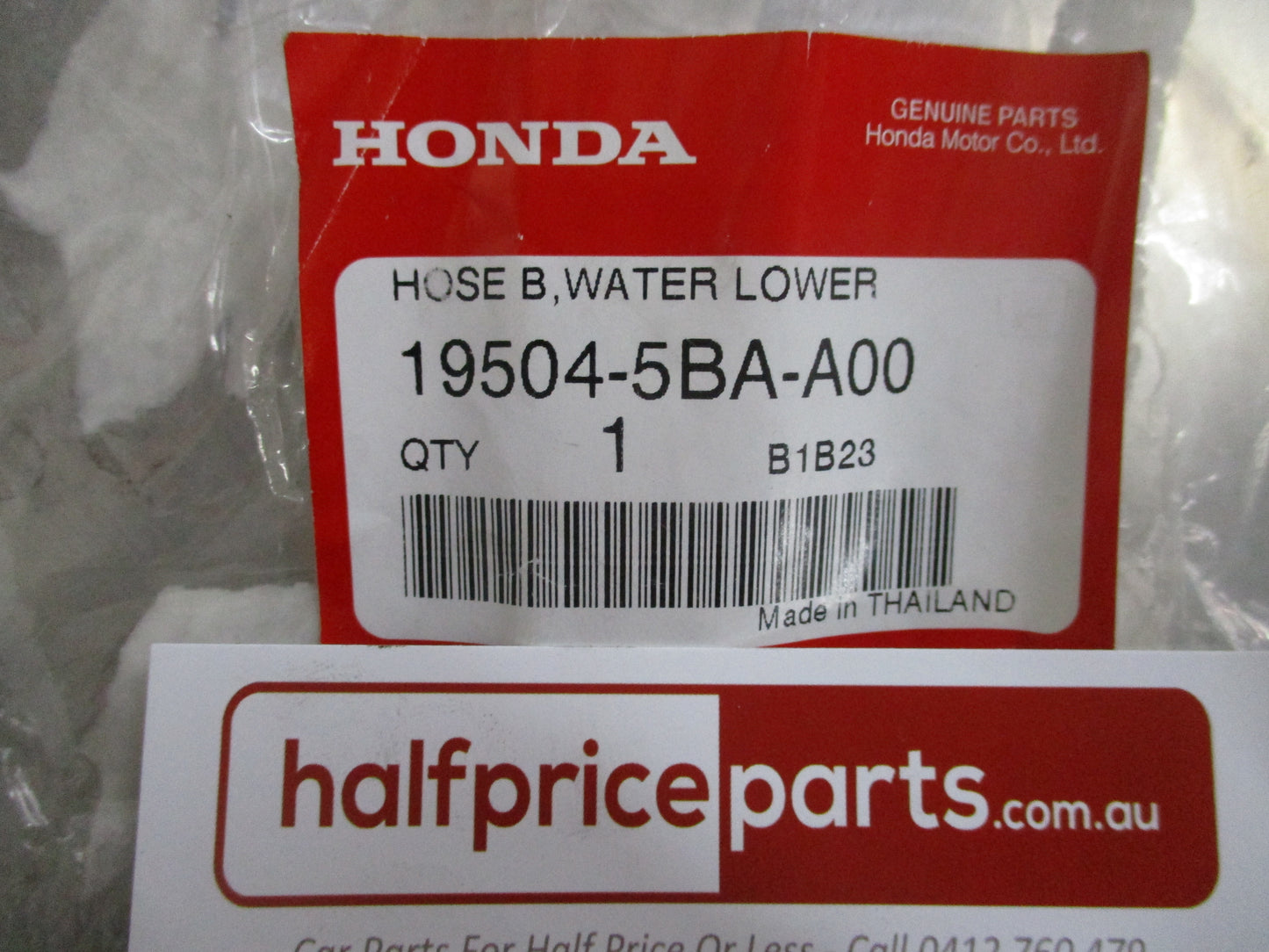 Honda Civic Genuine Lower Water Hose B New Part