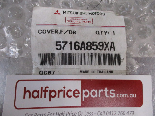 Mitsubishi Triton Genuine Right (Drivers) Rear Door Handle End Cap (Black In Colour) New Part