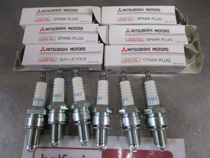 Mitsubishi Magna/Triton/Eclipse/Galant/Mirage/Van/Pajero Genuine Sold As Set of 6 Spark Plugs New Part