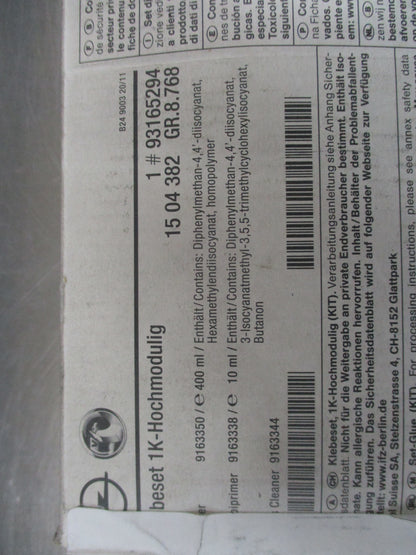 Opel Genuine Windscreen Adhesive Kit New / Unused