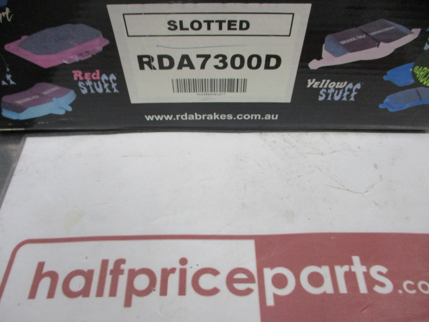 RDA Front Disc Brake Rotors (Pair) Slotted-Dimpled Suits Mercedes Benz Vito New Part