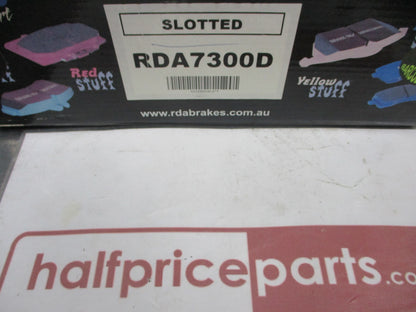 RDA Front Disc Brake Rotors (Pair) Slotted-Dimpled Suits Mercedes Benz Vito New Part