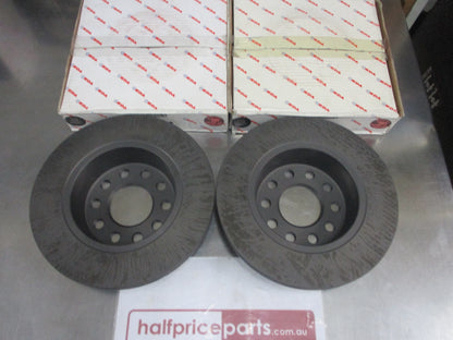 RDA Rear Disc Brake Rotor (Pair) Standard Suits Audi A6 Quattro New Part