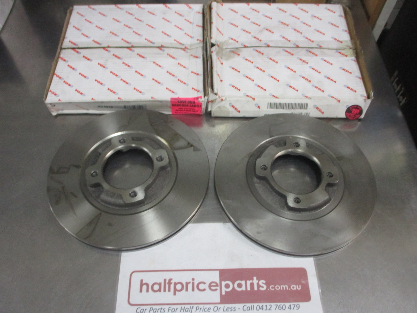RDA Front Disc Rotor (Pair) Standard Suits Ford Econovan/Mazda E-Series New Part