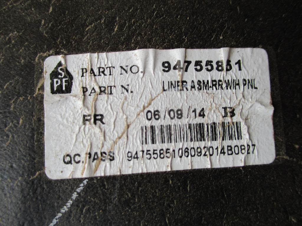 Holden RG Colorado Genuine Right Hand Rear Inner Splash Guard New Part ...