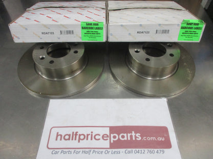 RDA Rear Disc Rotors (Pair) Standard Suits Renault 25 New Part