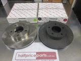 RDA Standard Front Disc Rotors (Pair) To Suit Mazda MPV LV10E1 New Part