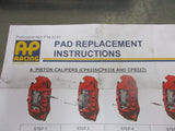 Holden HSV VF GTS-GTSR Genuine Rear Brake Pad Kit 6 Pot New Part