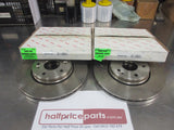 RDA Rear Disc Brake Rotors (Pair) Standard Suits Renault Laguna 1.8Ltr New Part