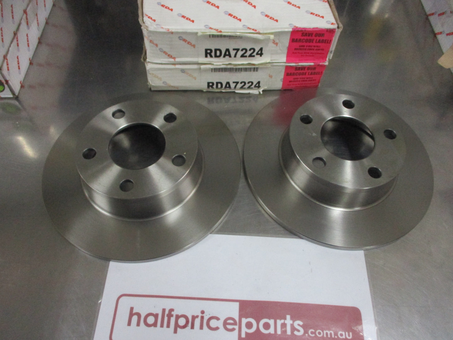 RDA Rear Disc Rotors (Pair) Standard Suits Audi A6 Quattro II New Part