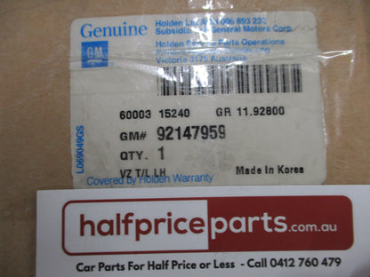 Holden VZ Berlina Genuine Left Hand Rear Tail Light Assembly New Part