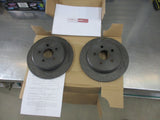 RDA Rear Disc Rotors (Pair) Slotted-Dimpled Suits Chrysler Neon New Part