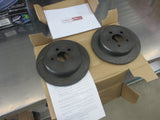 RDA Rear Disc Rotors (Pair) Slotted-Dimpled Suits Chrysler Neon New Part