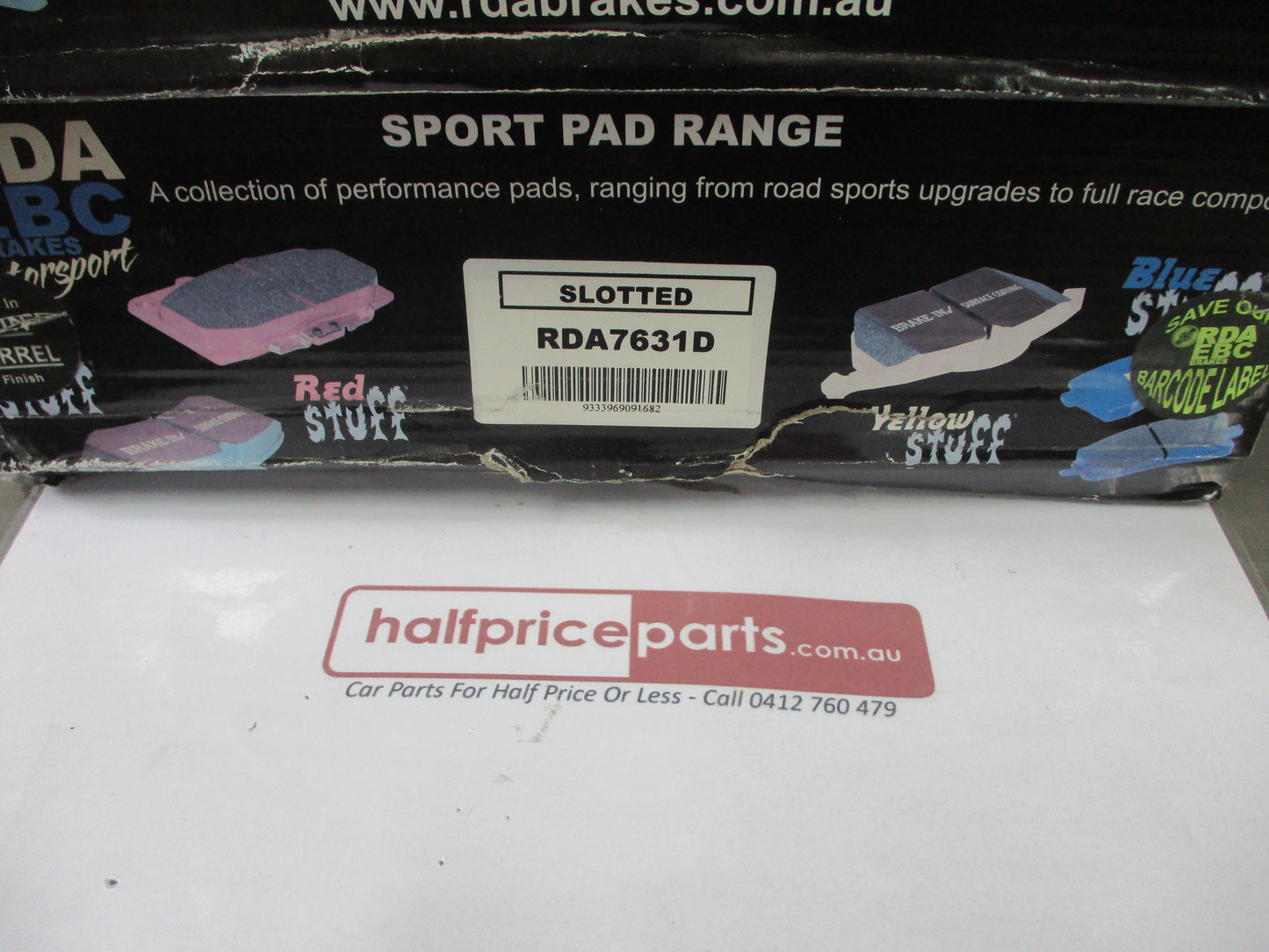 RDA Rear Disc Rotors (Pair) Slotted-Dimpled Suits Chrysler Neon New Part