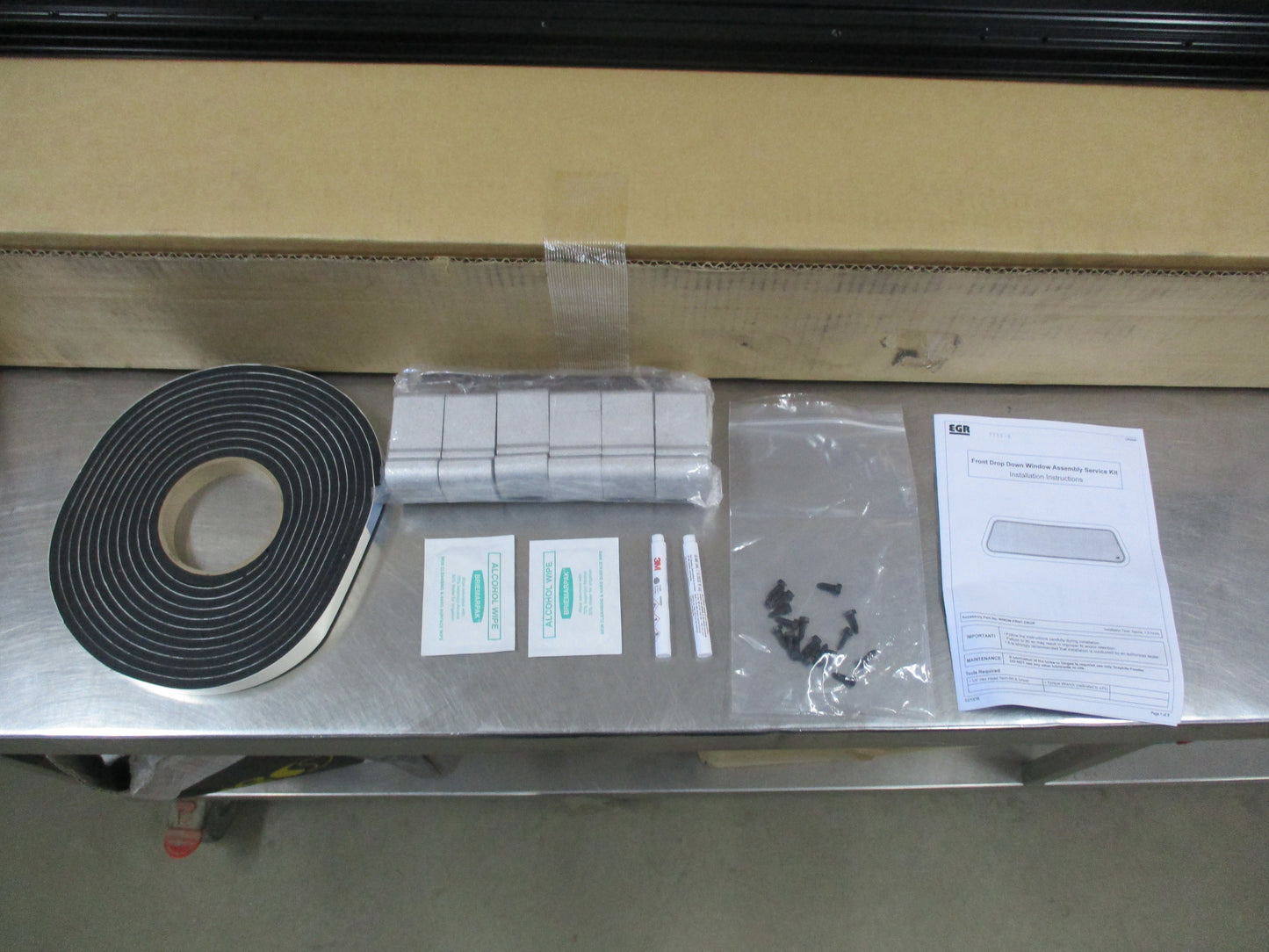 EGR Mitsubishi Triton MQ Canopy Front Drop Down Glass Kit New