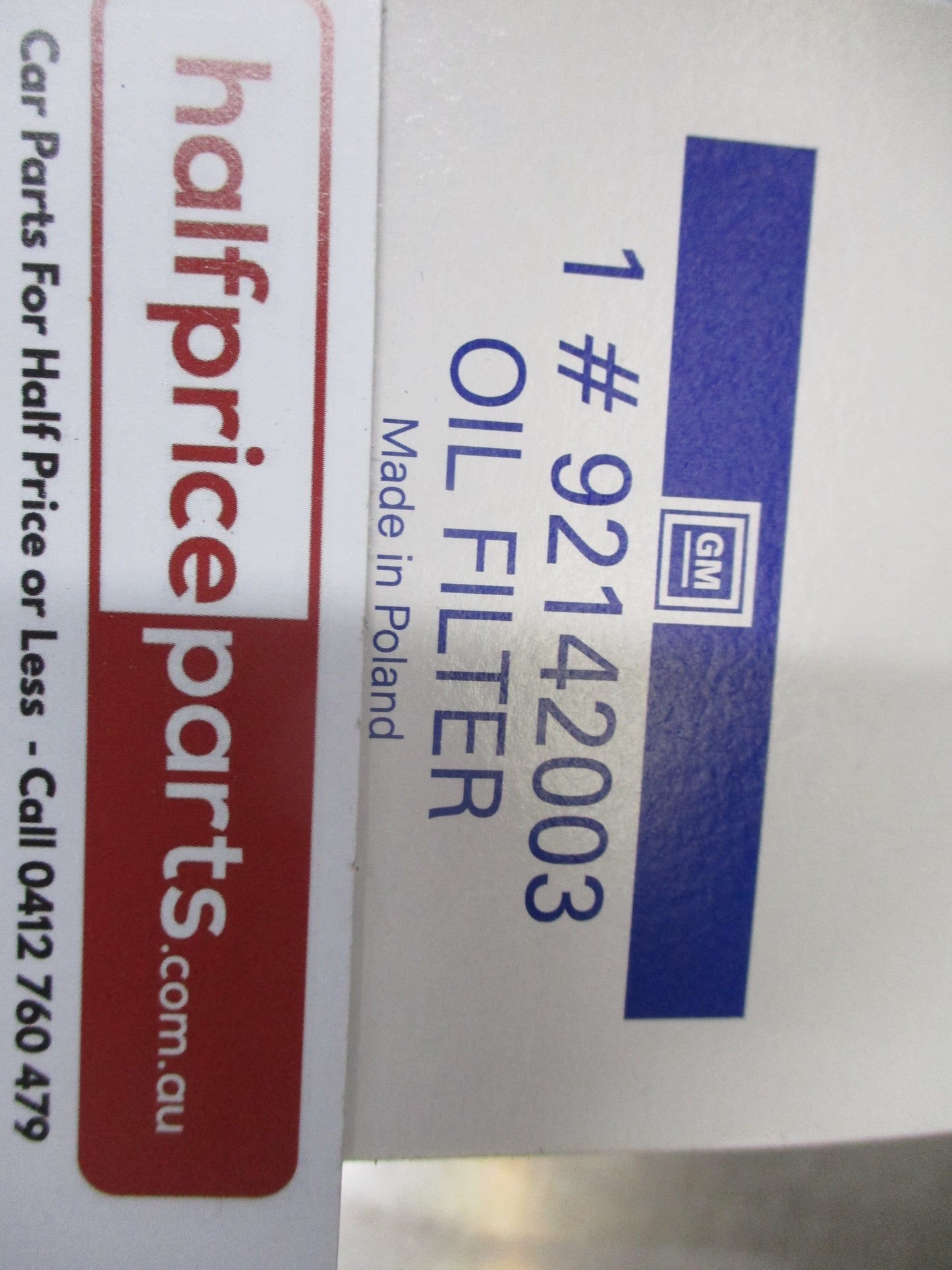 Holden VN/VP/VR/VS/VT/VX/VY Commodore/Monaro/Statesman 3.8L V6 Genuine oil filter New part