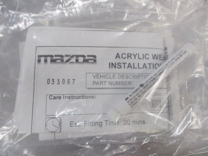 Mazda 6 GJ Genuine Slim Line Tinted Weather Shield Set 4 Kit New Part