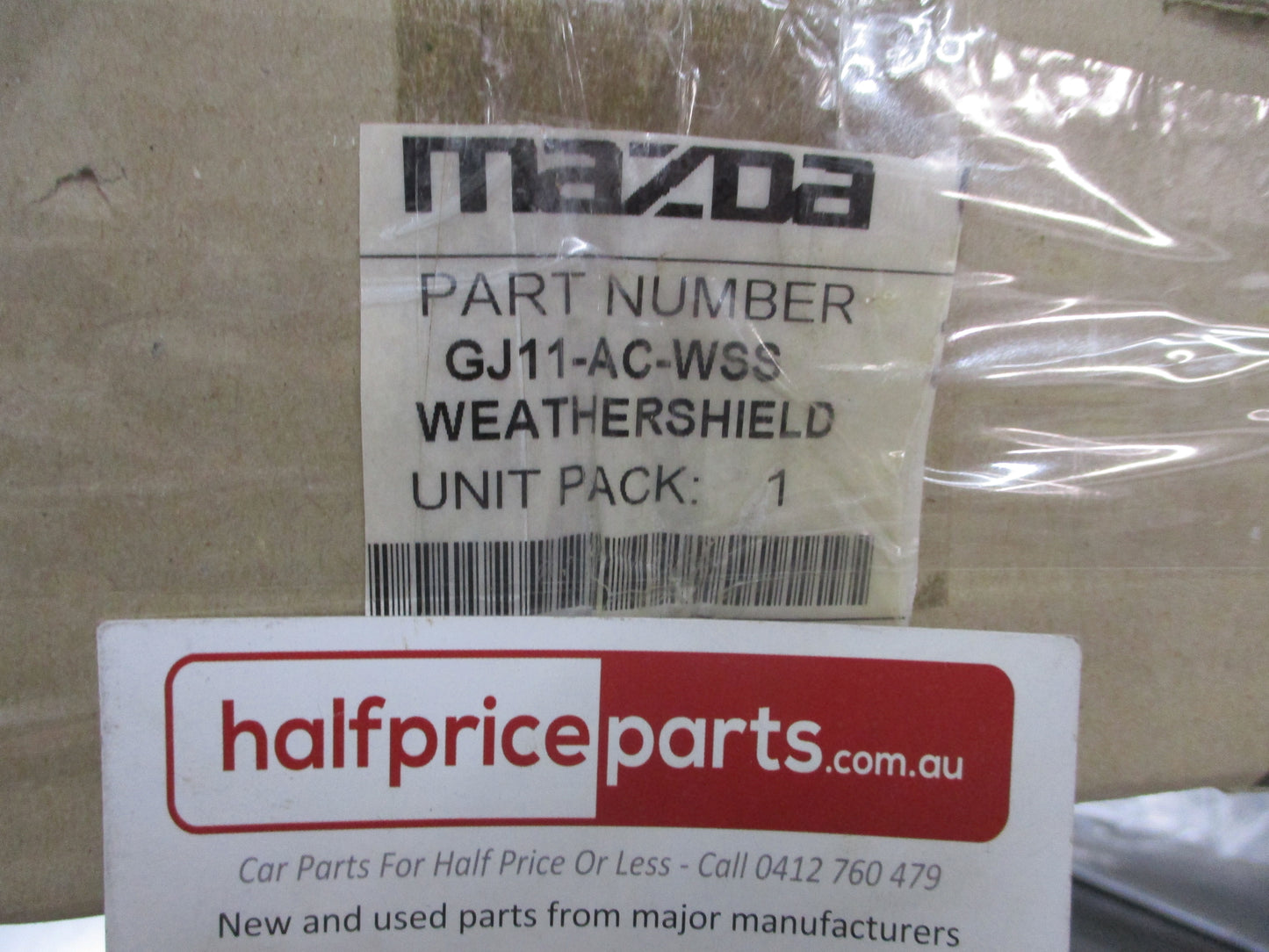 Mazda 6 GJ Genuine Slim Line Tinted Weather Shield Set 4 Kit New Part