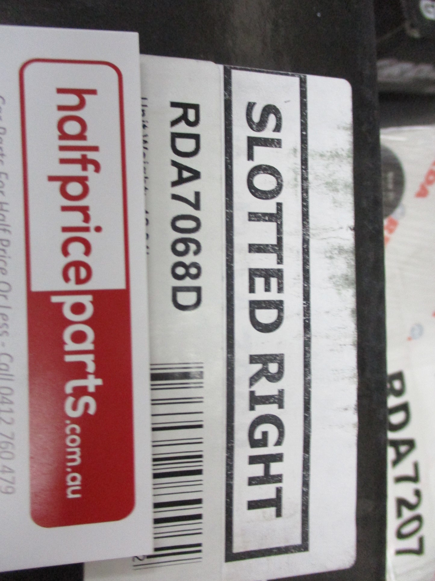 RDA Front Disc Brake Rotors (Pair) Slotted-Dimpled Suits BMW 7 Series New Part