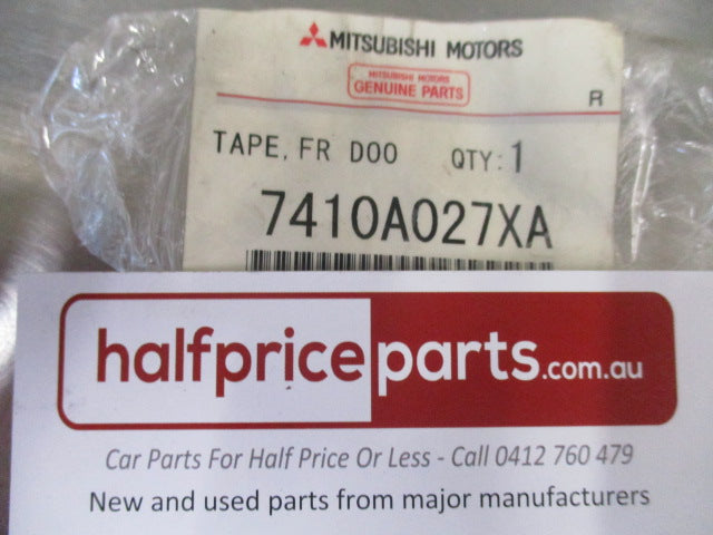 Mitsubishi Lancer Genuine Front Left Hand Door Upper Trim Black Tape New Part