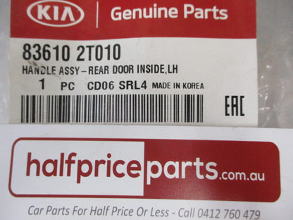 Kia Genuine Left Hand Rear Door Inside Handle Assembly New Part