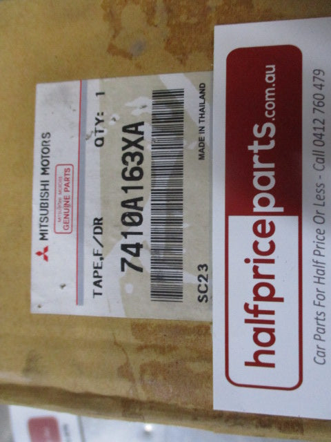 Mitsubishi Triton Genuine Front Left Door Black Tape New Part