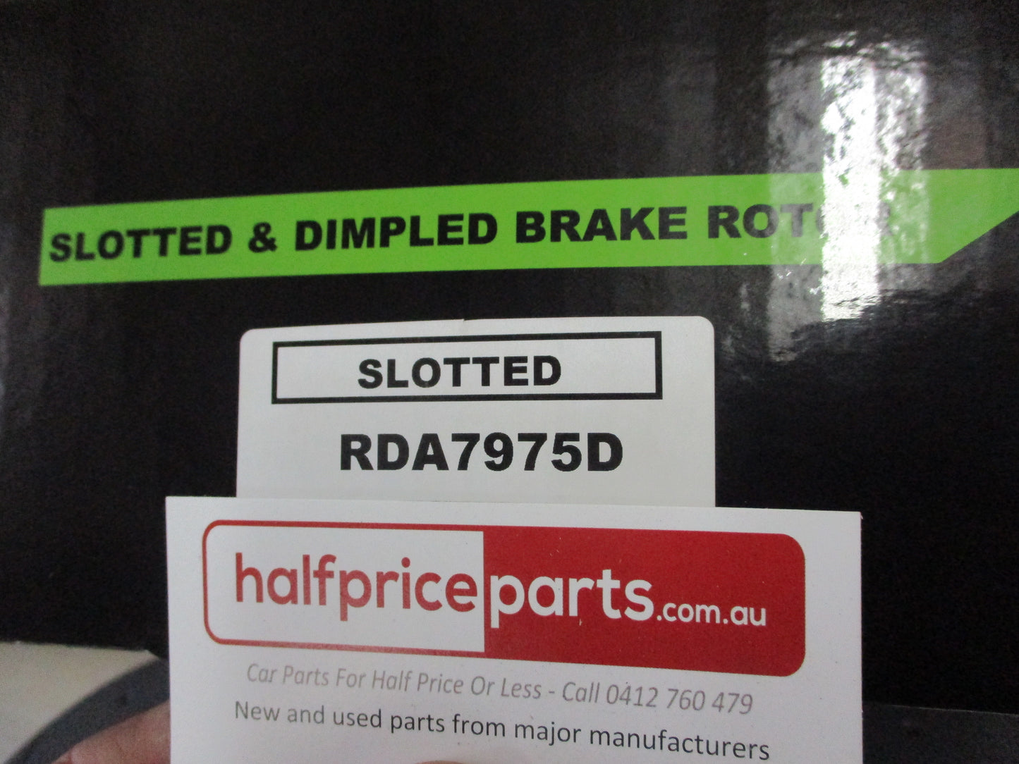 RDA Front Disc Brake Rotors (Pair) Slotted-Dimpled Suits Mitsubishi Triton ML To MQ  Triton New Part