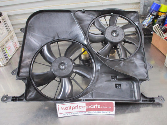 Holden CG Captiva Diesel Genuine Dual Radiator Fan Assembly With Motors New Part
