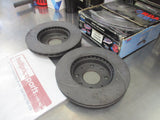 RDA Front Disc Brake Rotors (Pair) Slotted-Dimpled Suits Holden Barina TK New Part