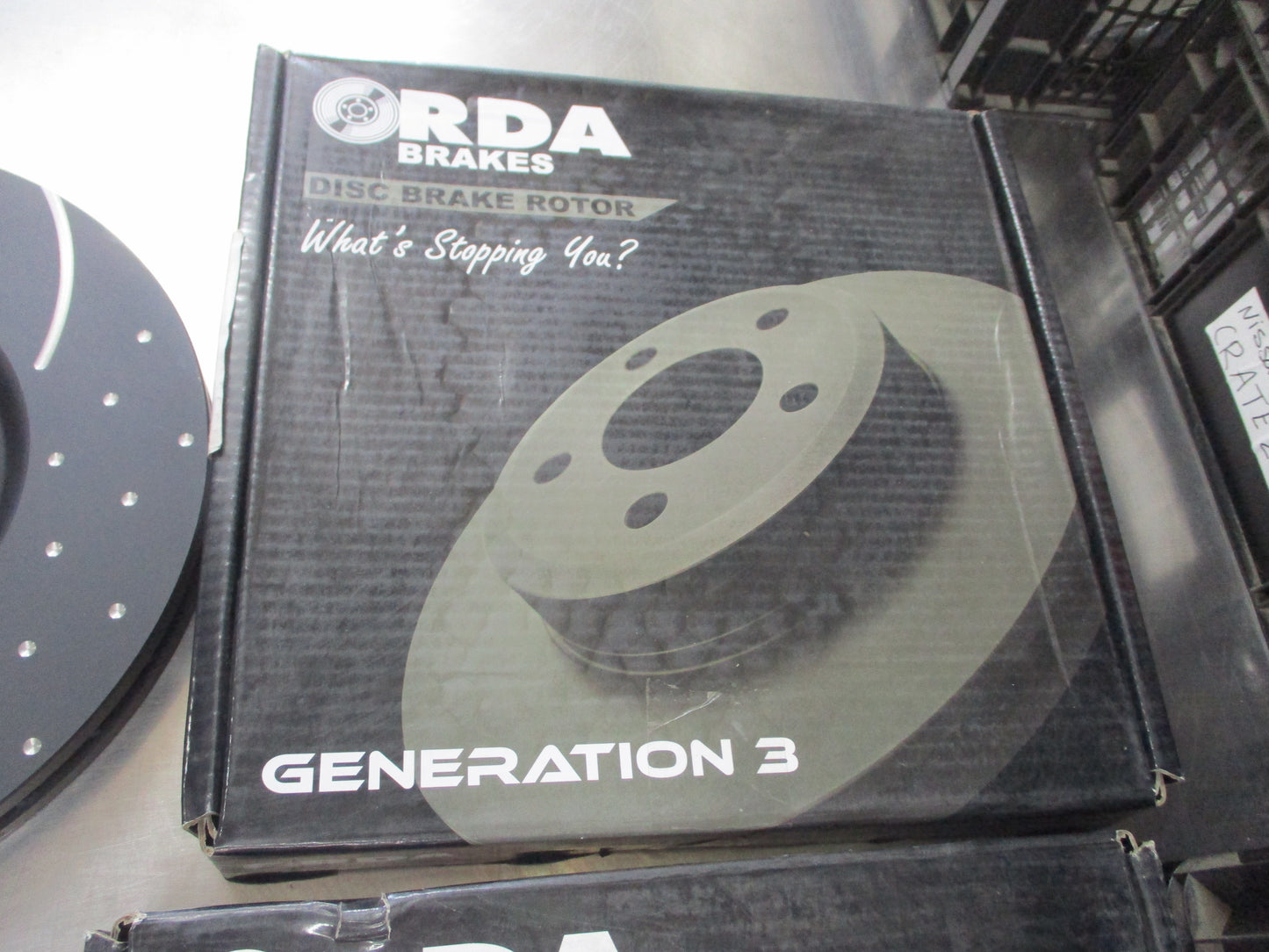 RDA Front Disc Brake Rotors (Pair) Slotted-Dimpled Suits Peugeot 607 New Part