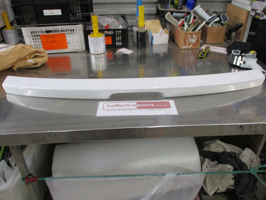 Mazda 3 BK Sedan Genuine Rear Boot Spoiler (Factory White) New Part